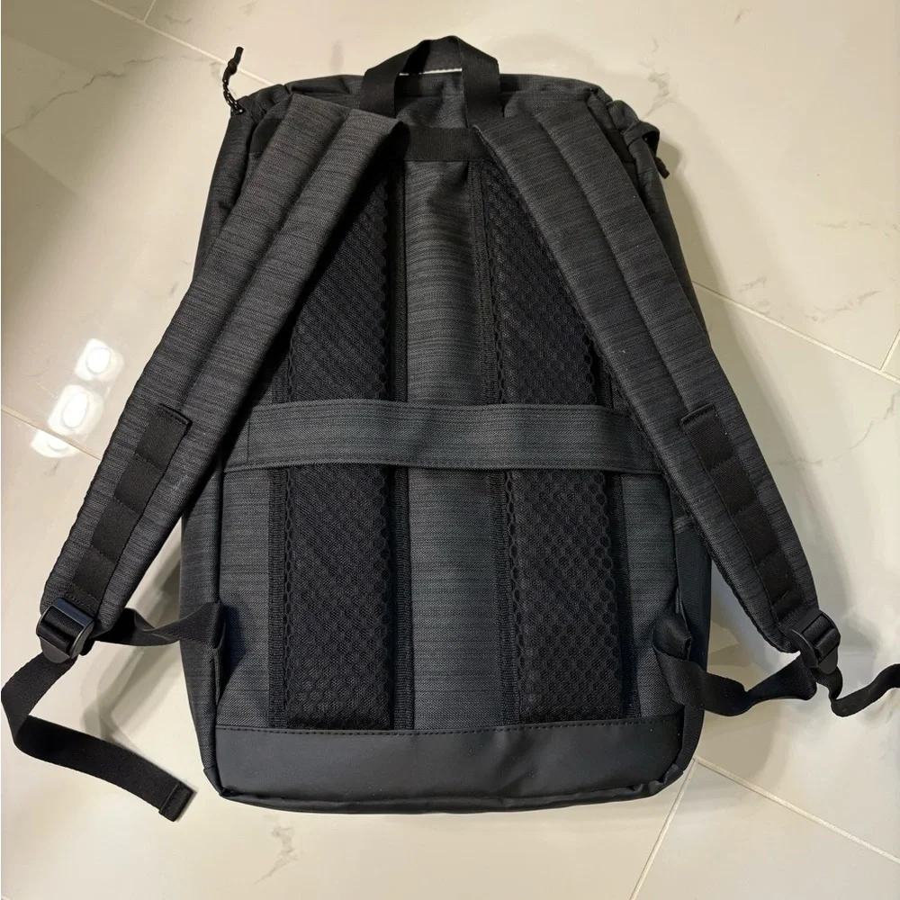 Leeds Mayfair Black Backpack Travel Bag Laptop Bag